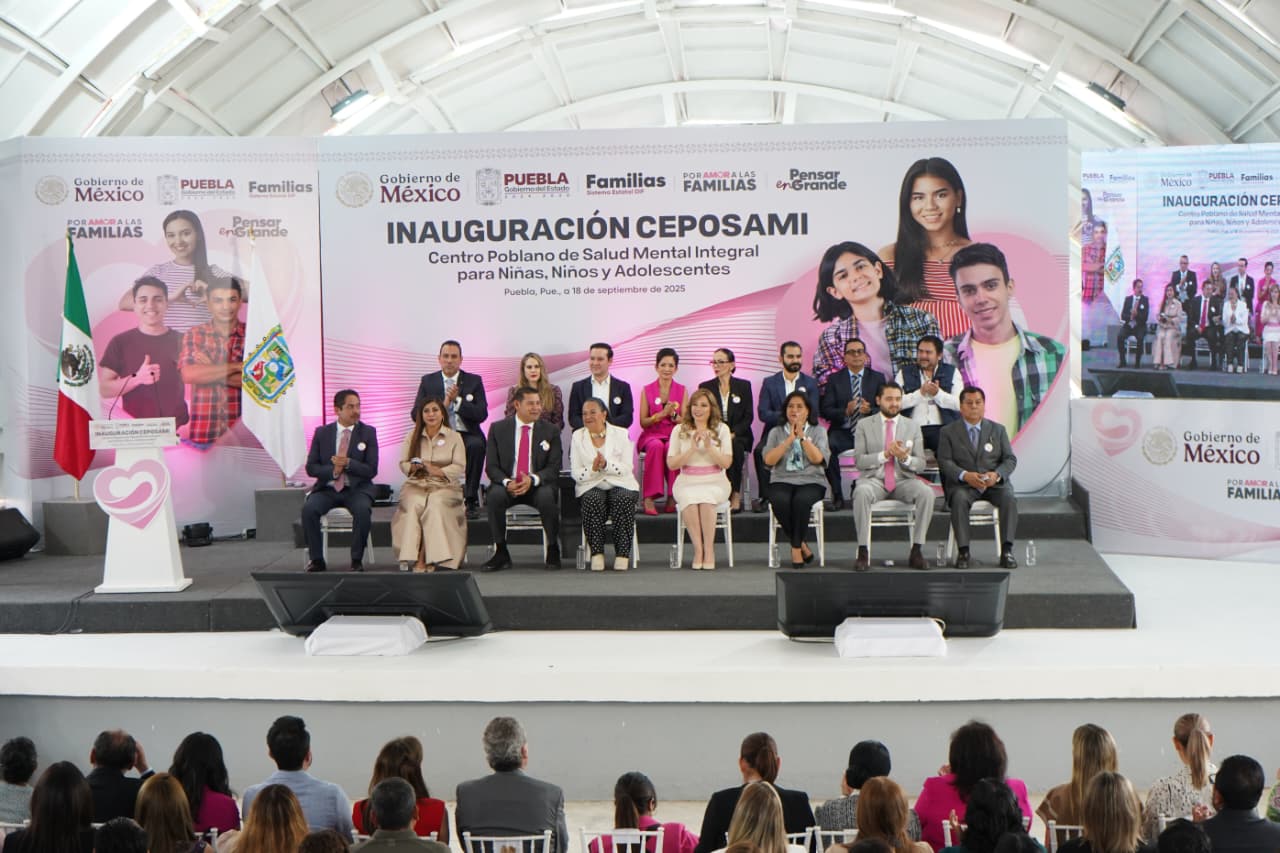 Asisten Pepe Chedraui y MariElise Budib a la inauguración del Centro Poblano de Salud Mental Integral