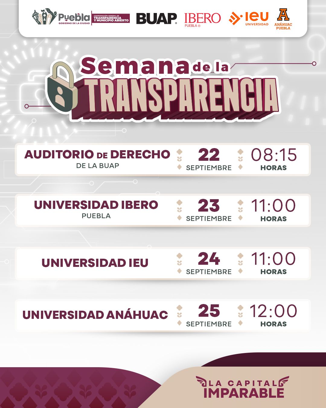 Reafirma Pepe Chedraui compromiso con la rendición de cuentas a través de la Semana de la Transparencia