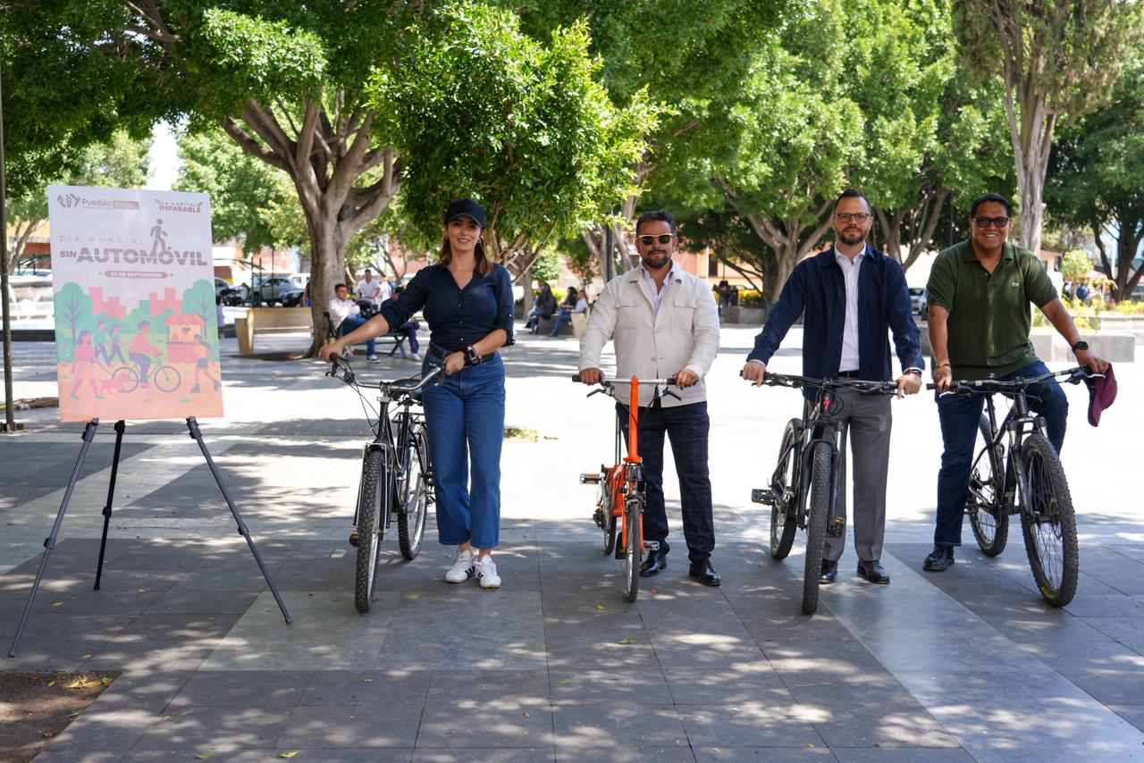 Realiza Gobierno de la Ciudad rodada ciclista por el Día Mundial sin Automóvil