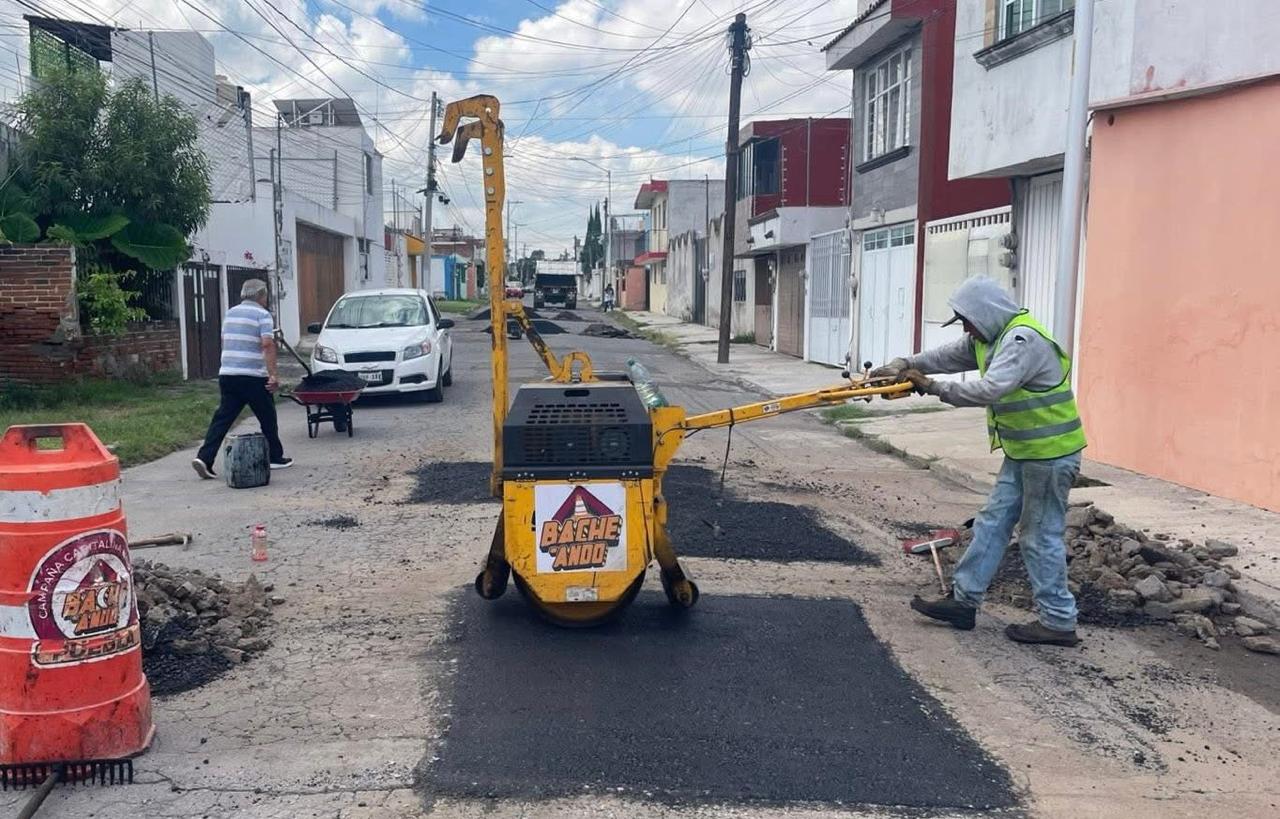 *Campaña Capitalina Bacheando Puebla: avanza trabajos en 25 vialidades