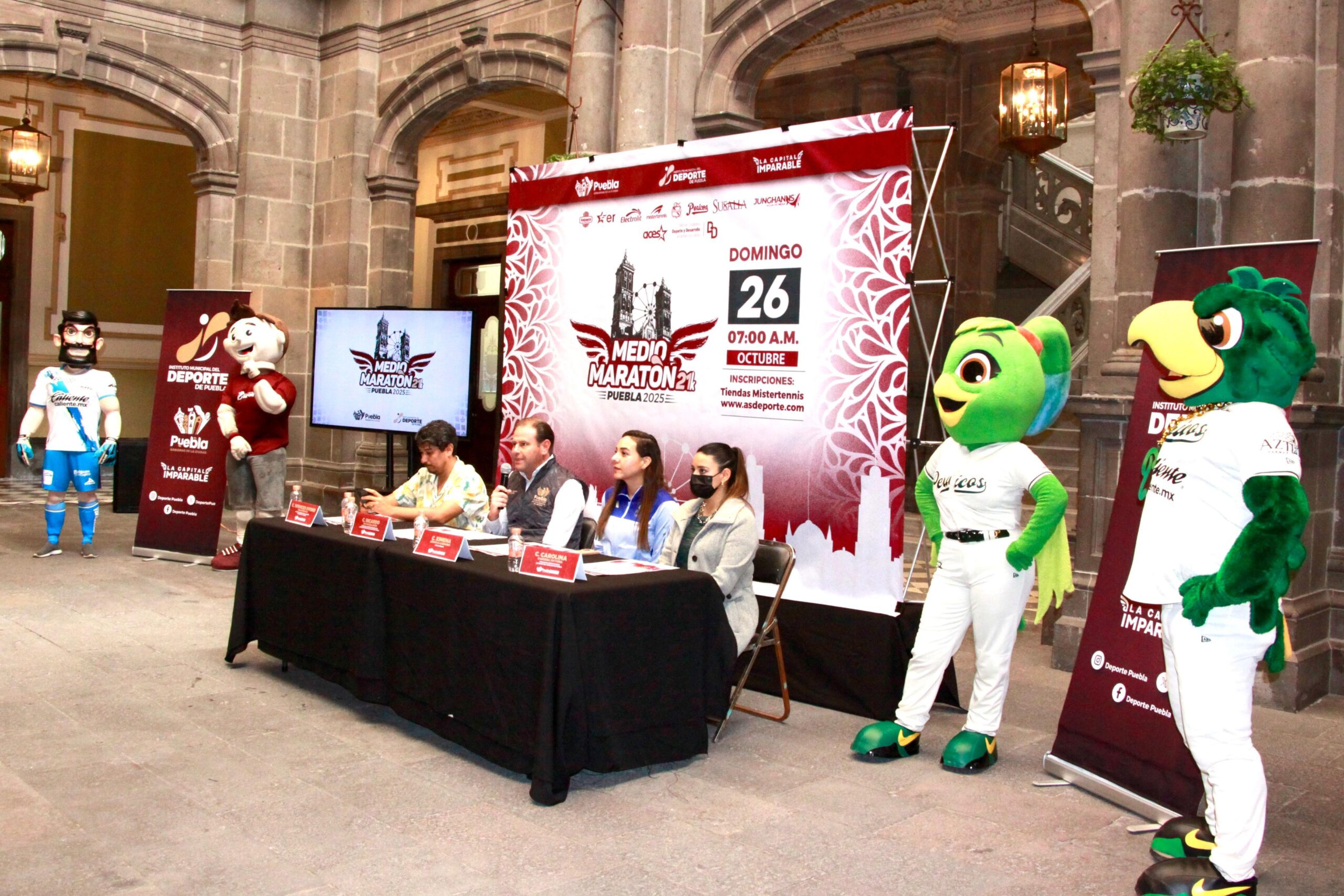 Impulsa Gobierno de la Ciudad el deporte con el Medio Maratón Puebla 2025