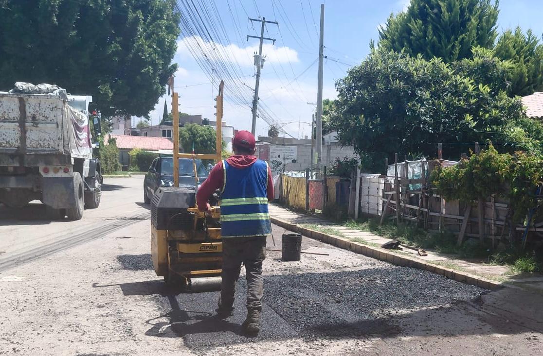 Campaña Capitalina Bacheando Puebla: fortalece la movilidad del transporte público