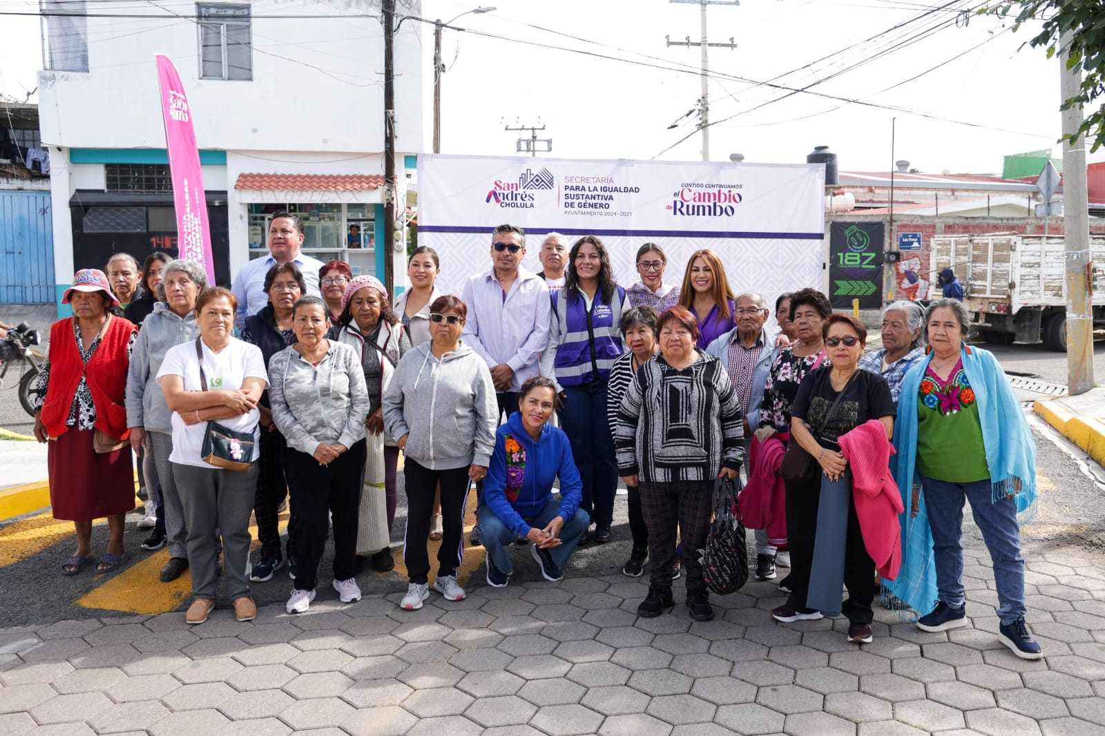 Suma Lupita Cuautle la octava Apropiación Violeta para mantener espacios comunitarios seguros