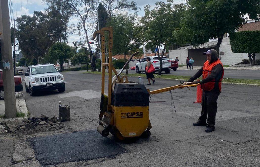 Campaña Capitalina Bacheando Puebla: mejora la seguridad vial en la ciudad
