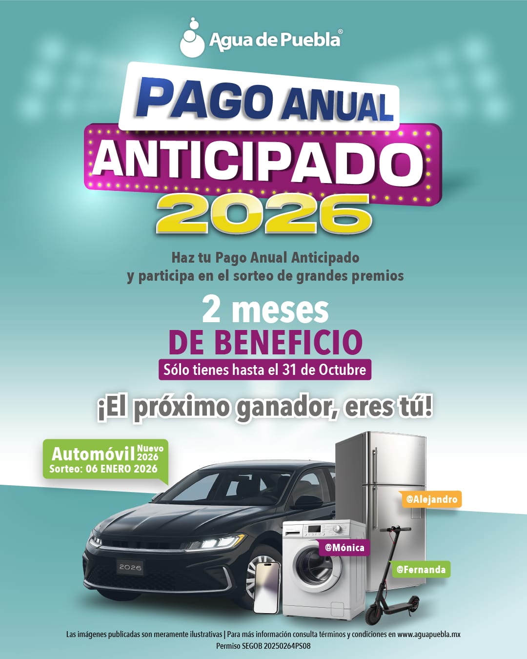 El 31 de octubre vence la promoción para obtener 2 meses de beneficio con el “Pago Anual Anticipado 2026”