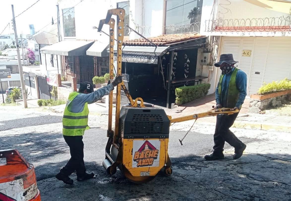 Campaña Capitalina Bacheando Puebla: trabajo permanente en materia infraestructura vial