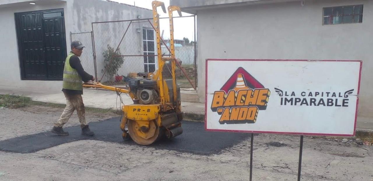 Campaña Capitalina Bacheando Puebla: estrategia de mantenimiento vial