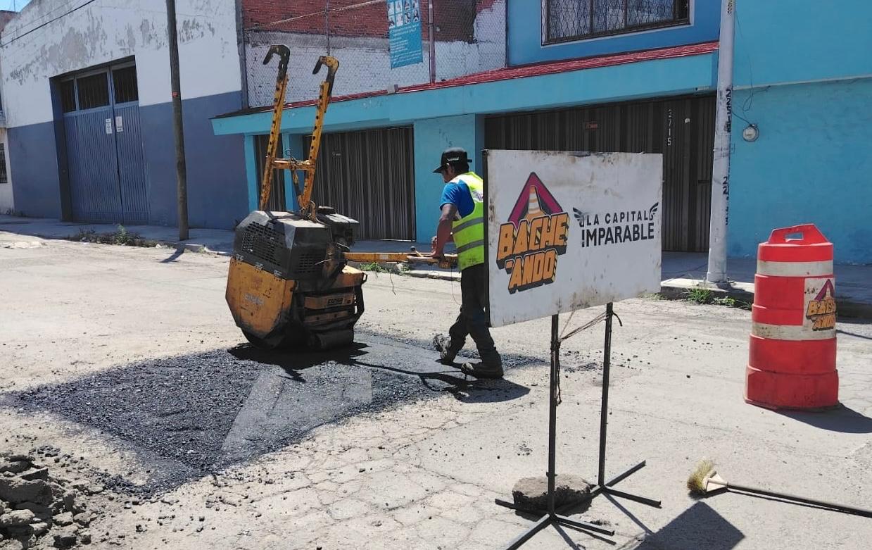 Campaña Bacheando Puebla: mejora los tiempos de traslado en la capital