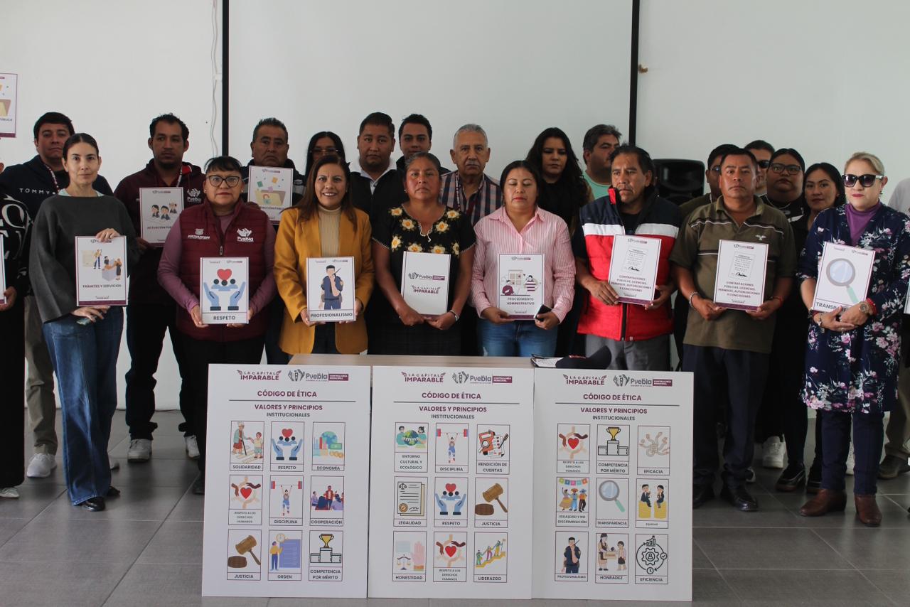 Participa Contralora Municipal en capacitación sobre Código de Ética dirigida a las 17 juntas auxiliares