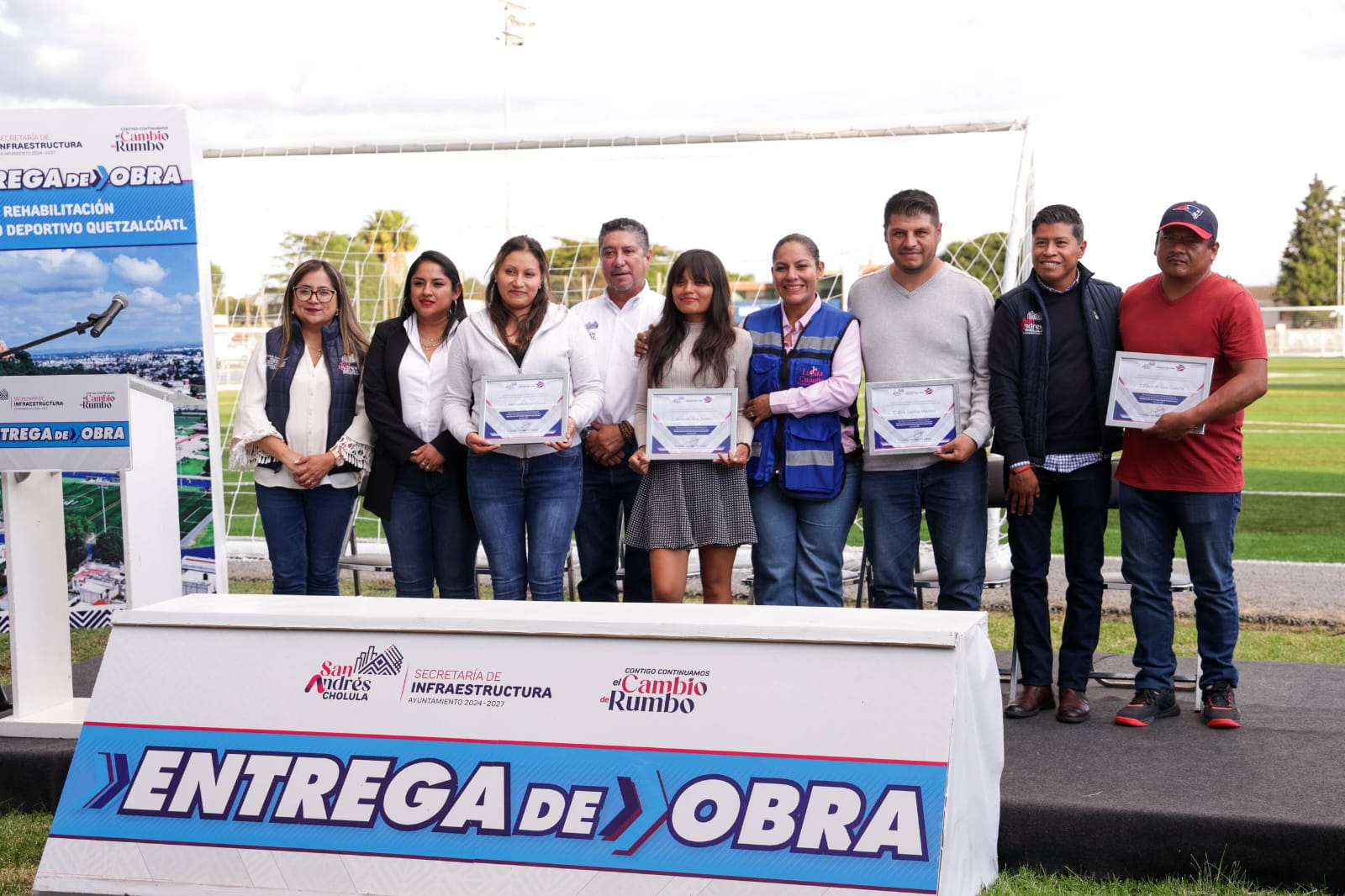 Renace el Complejo Deportivo Quetzalcóatl en San Andrés Cholula