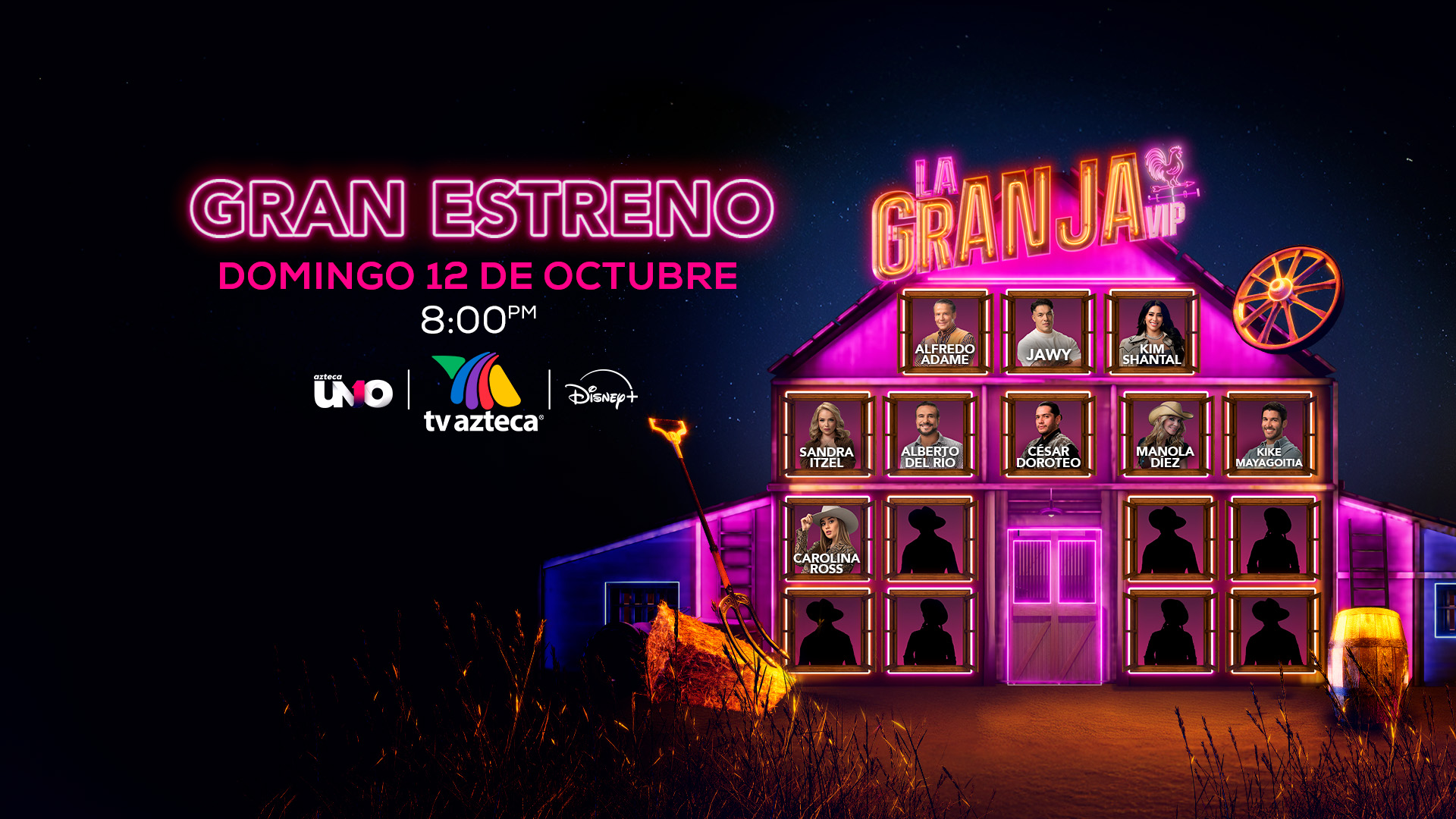 Este domingo 12 de octubre por Azteca Uno es el estreno de la edición 2025 de “La Granja VIP”.