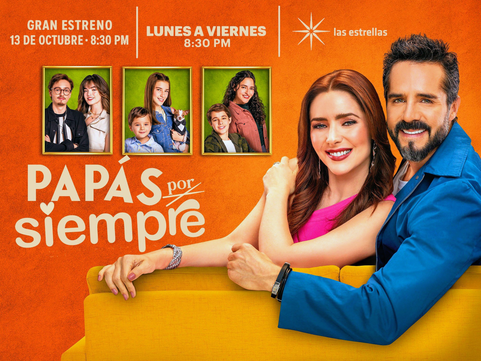 Este lunes 13 de octubre se estreno  “Papás por siempre” a las 20:30 horas por “las estrellas”