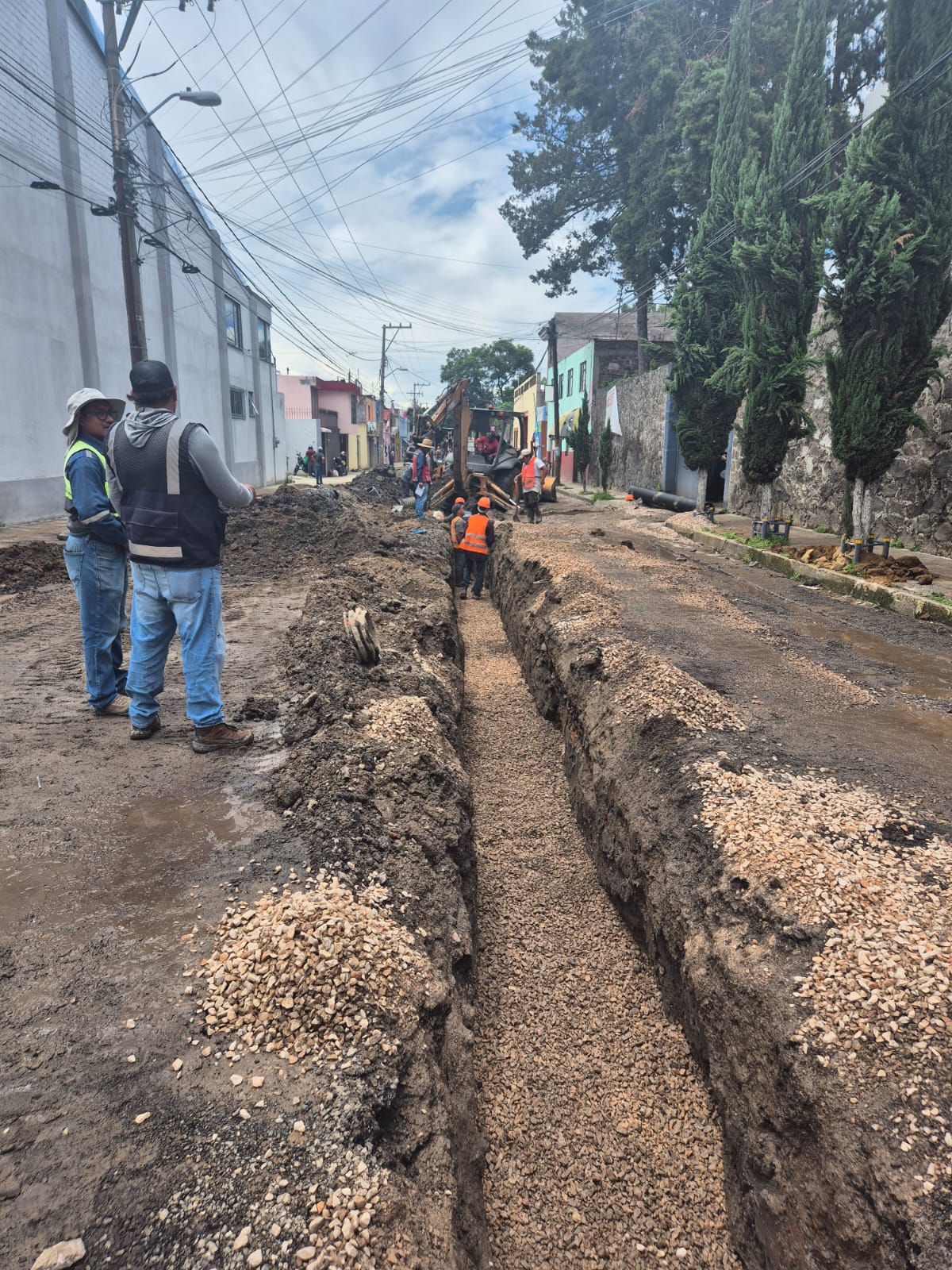 Agua de Puebla Sustituyó la Red de Drenaje Sanitario de la 11 Oriente, en beneficio de 2,800 habitantes de las colonias Azcárate y Analco