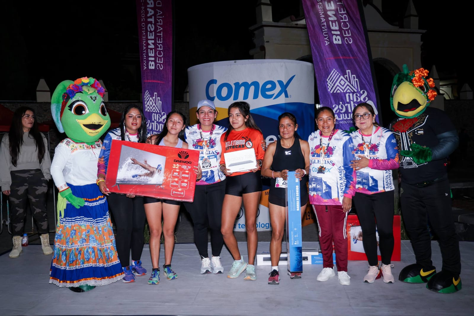 Impulsa Lupita Cuautle el deporte y la convivencia familiar con la primera edición de la Carrera de las Iglesias 2025