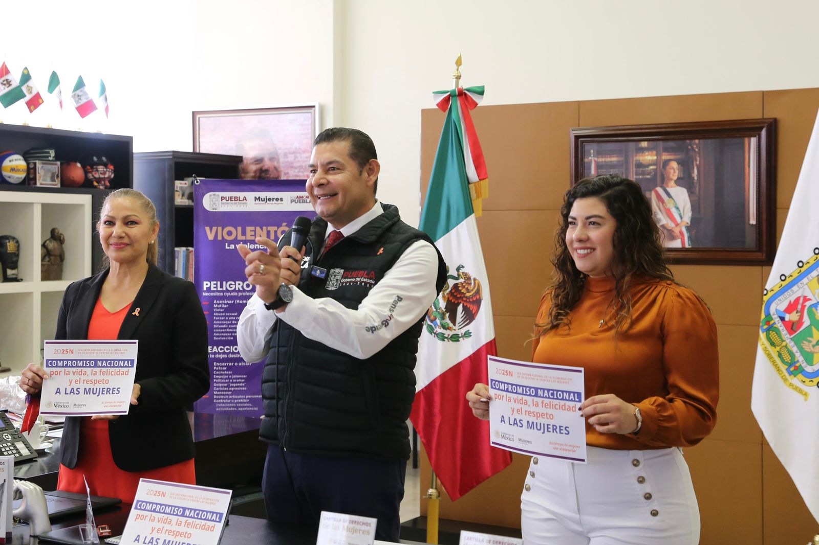 Gobierno de Puebla se suma al Compromiso Nacional para Defender a las Mujeres con Perspectiva de Paz y Confianza