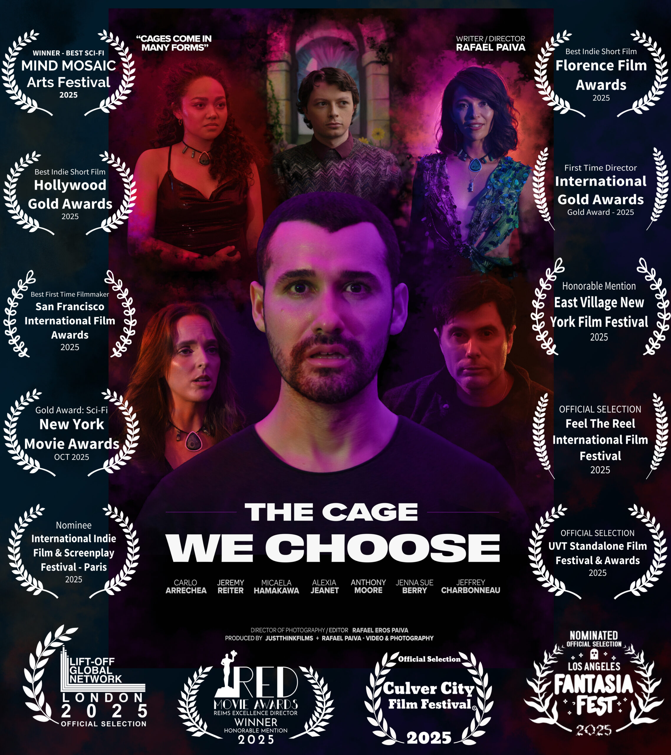 Carlo Arrechea protagoniza “The Cage We Choose”, cortometraje que está conquistando festivales internacionales