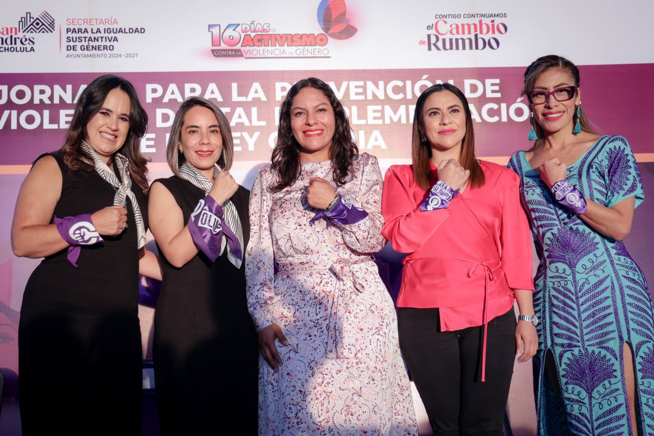 Impulsa San Andrés Cholula la prevención de la violencia digital con participación de Olimpia Coral Melo