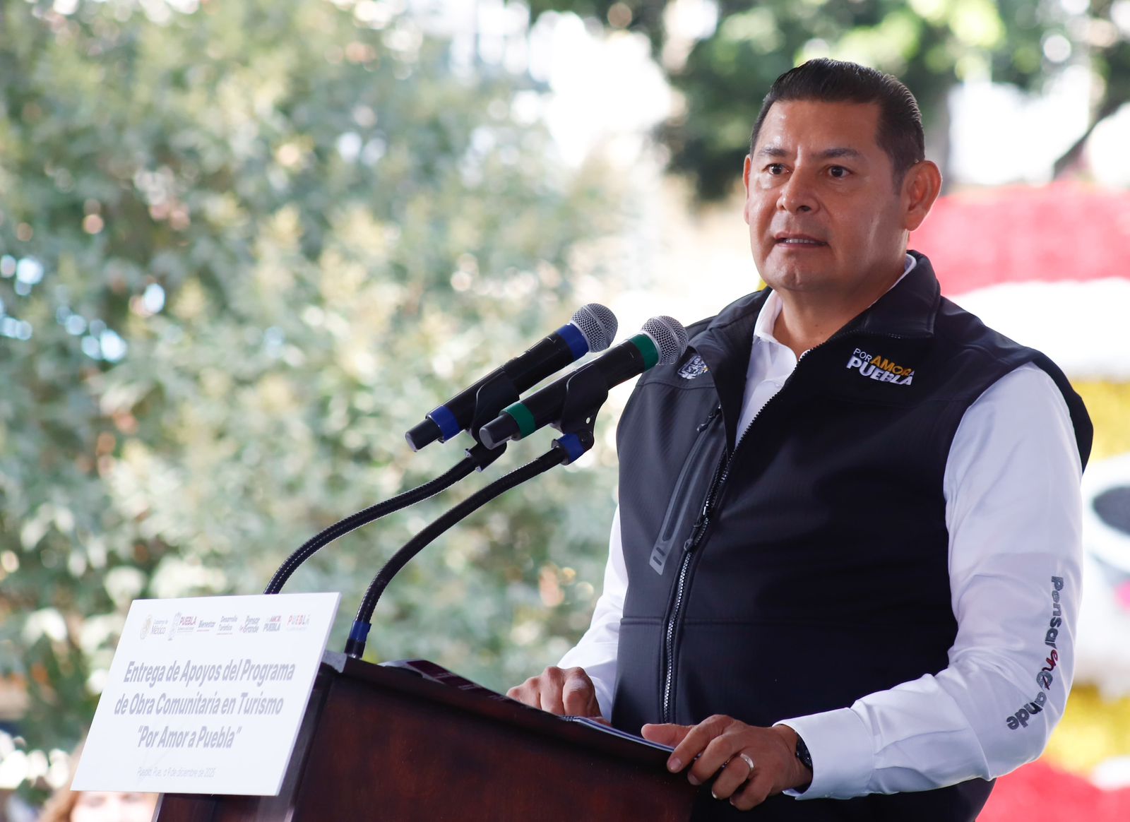 Con obra comunitaria que embellece a puebla se fortalece el desarrollo turístico
