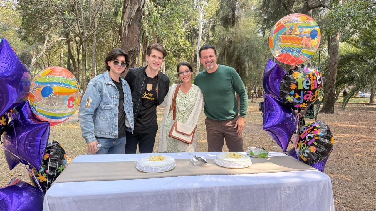 -Elenco y producción de “Somos Familia” celebraron el cumpleaños de Oka Giner