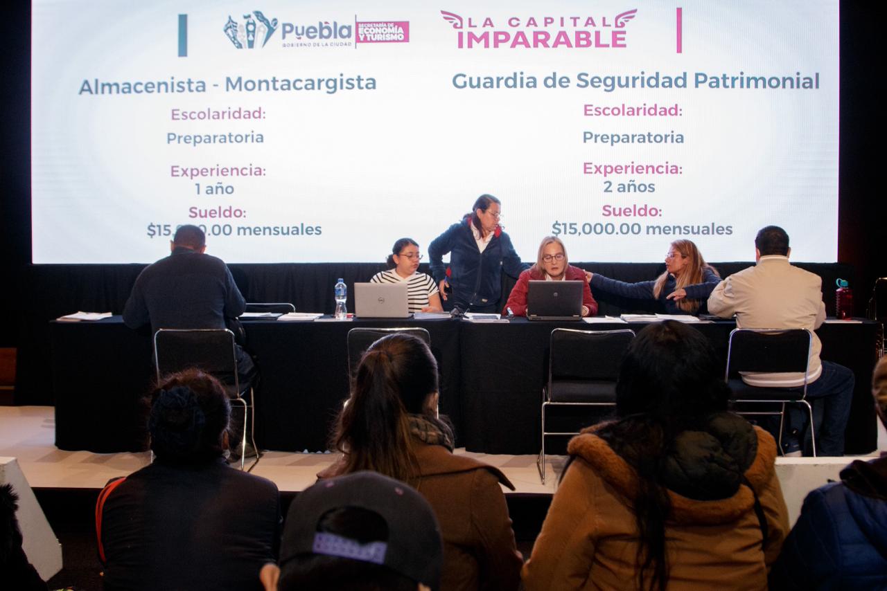 Suma más de 2 mil nuevos empleos Puebla capital, de octubre a noviembre de 2025