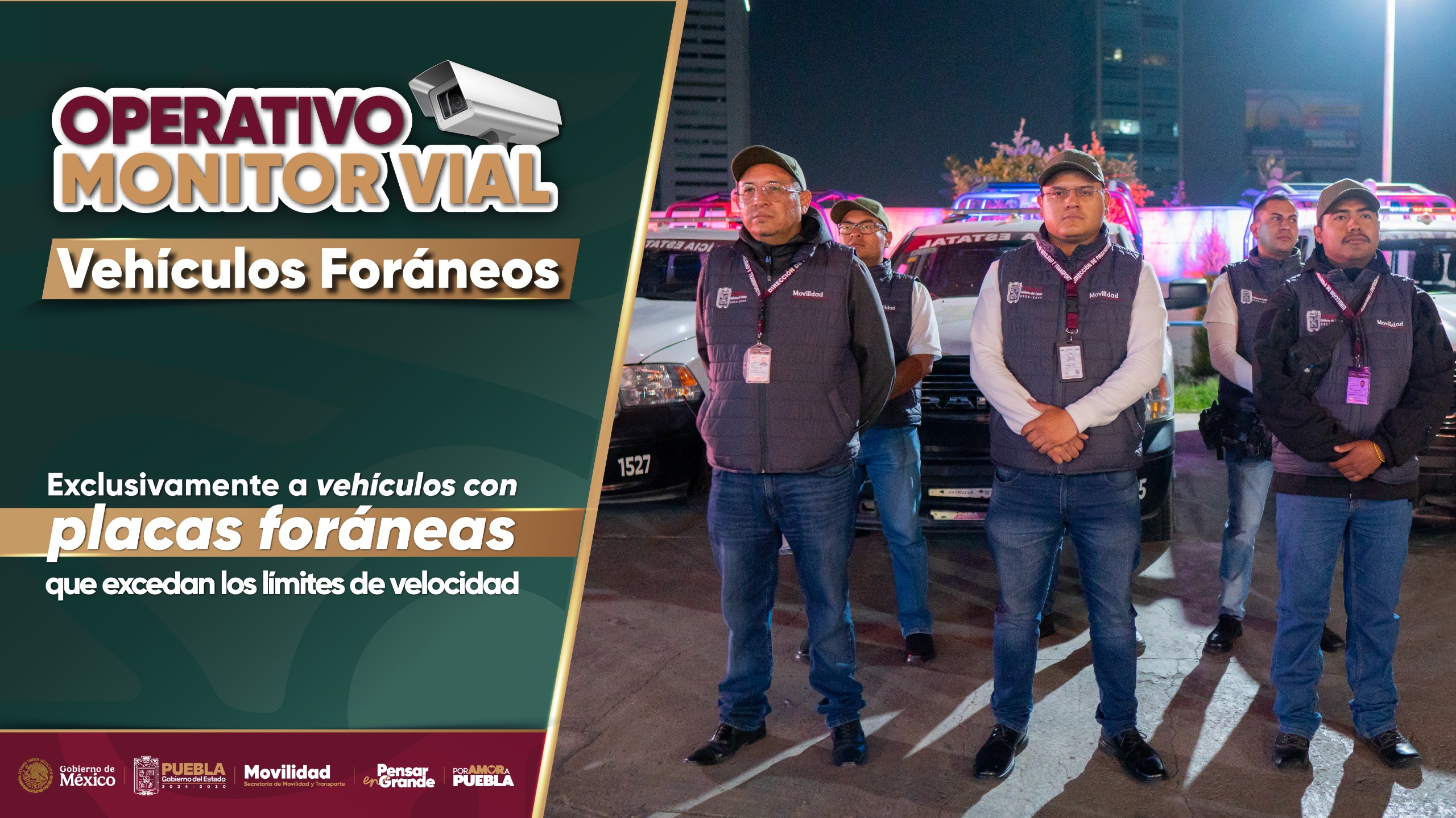 Arranca operativo monitor vial para sancionar vehículos con placas foráneas