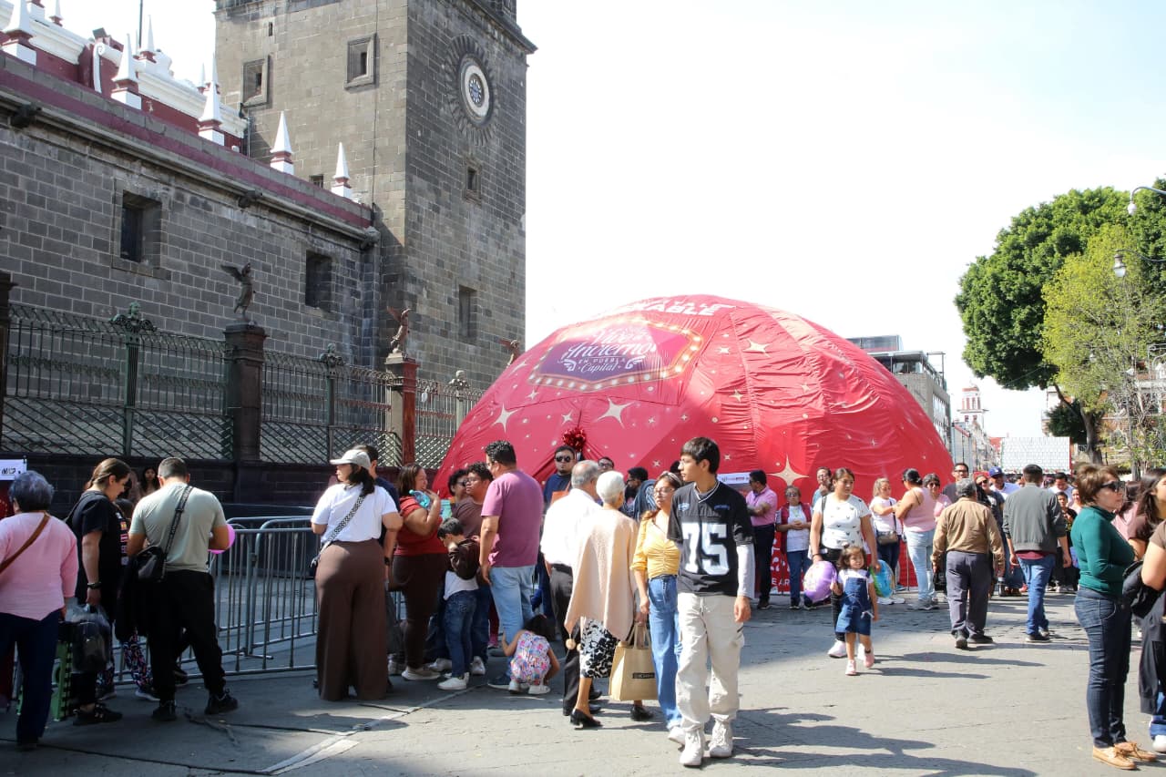 Invita Gobierno de la Ciudad a visitar el domo sensorial «Sintamos la Navidad»
