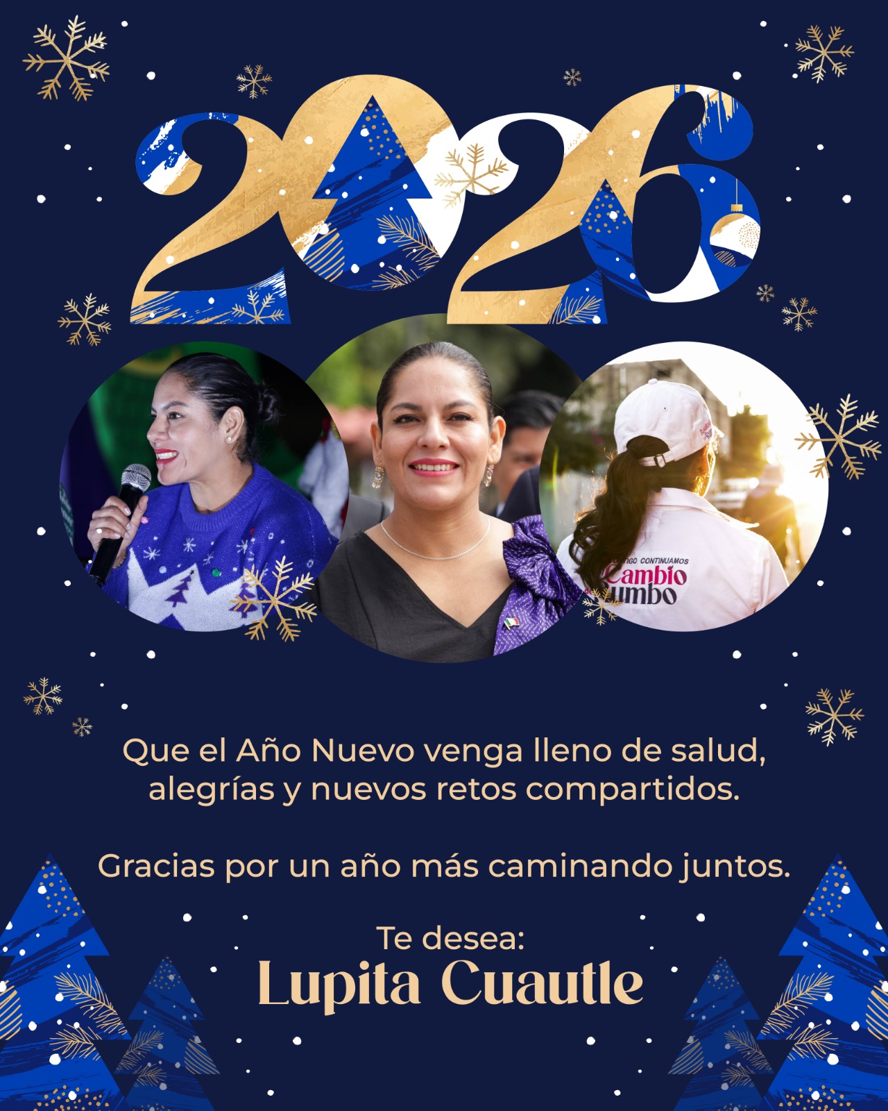 Con un mensaje de unidad, esperanza y compromiso, la alcaldesa reafirma su trabajo por el bienestar de las familias sanandreseñas en este nuevo año.