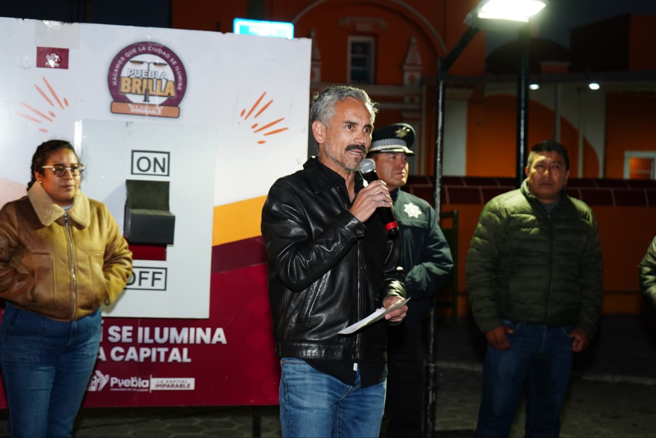 Puebla Brilla llega a San Baltazar Tetela; moderniza Pepe Chedraui 353 luminarias con LED