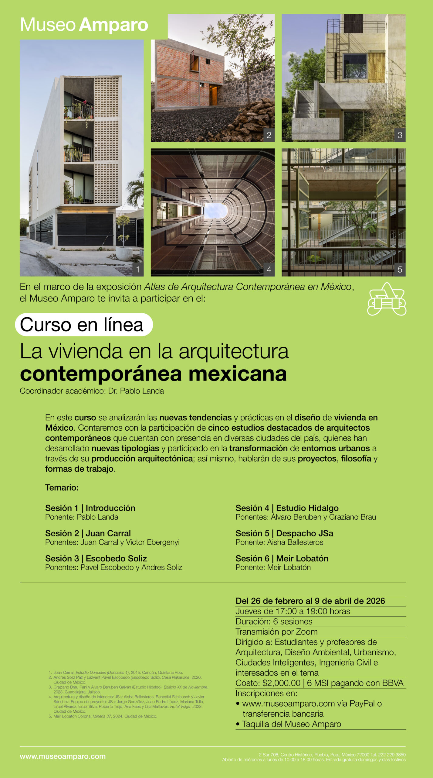 La vivienda en la arquitectura contemporánea mexicana
