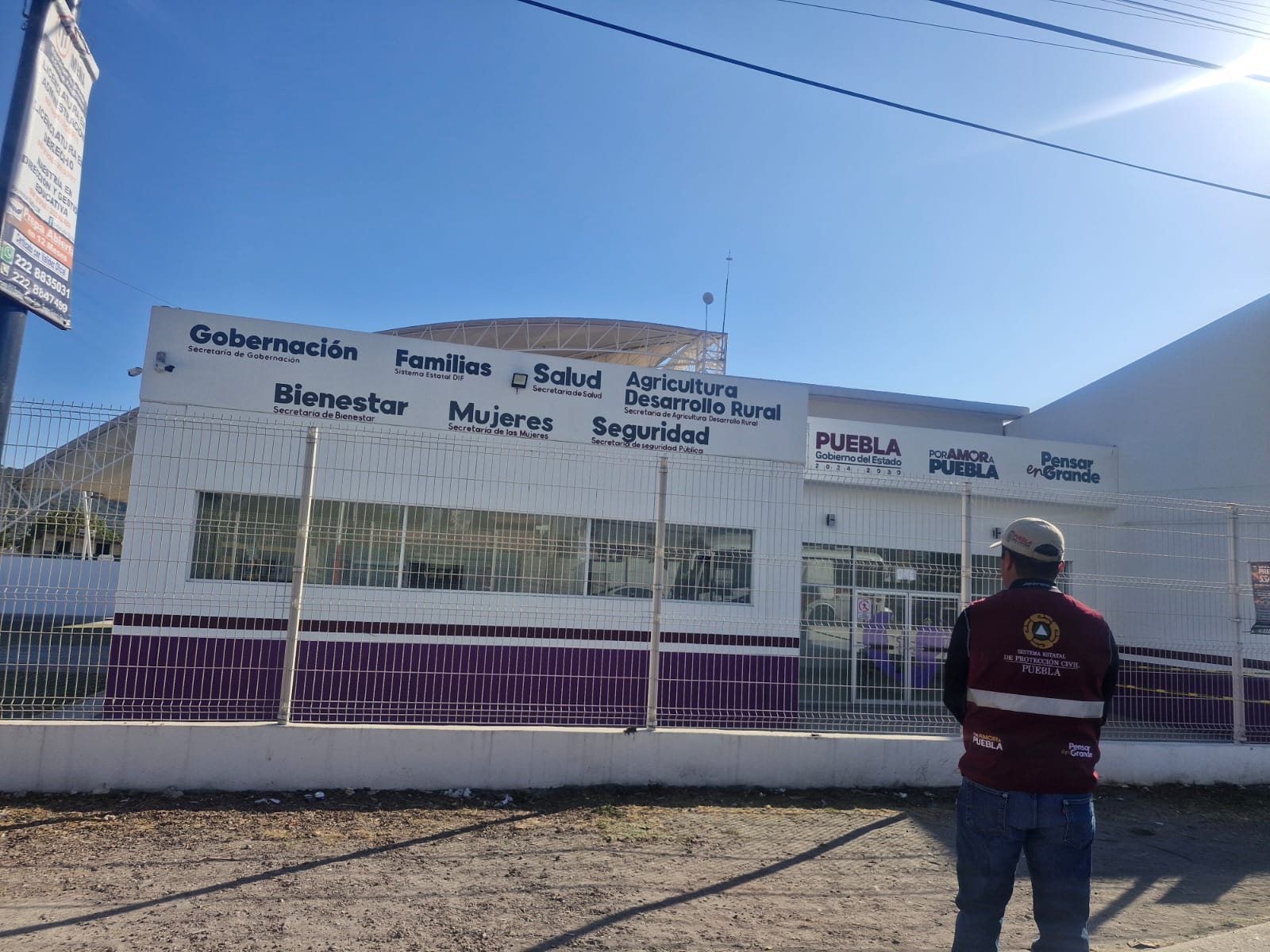 Puebla en calma después de sismo en Oaxaca: Protección civil