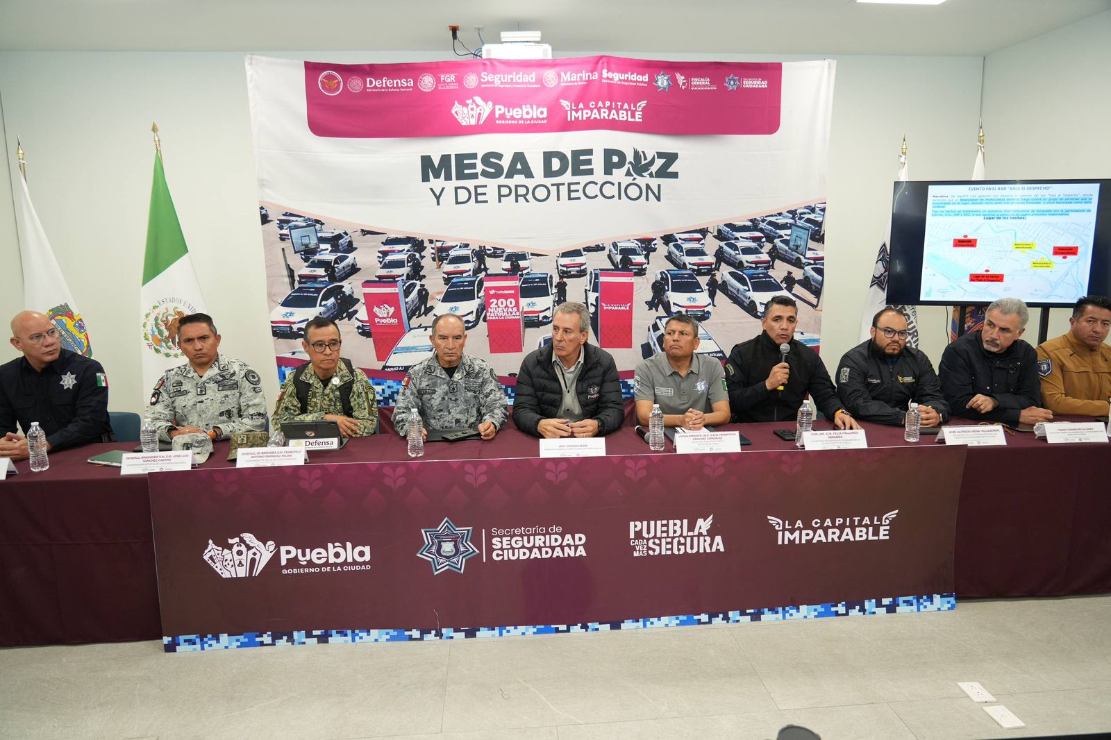 Cero impunidad ante el homicidio de tres personas en la zona de Angelópolis