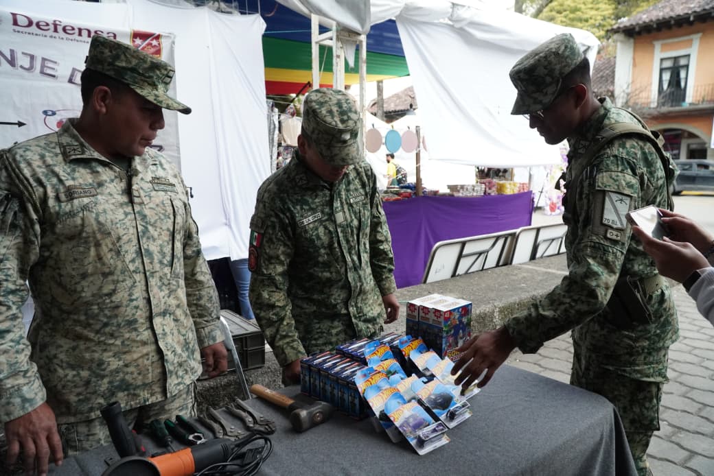 Coordinación interinstitucional promueve campaña de desarme en Huachinango