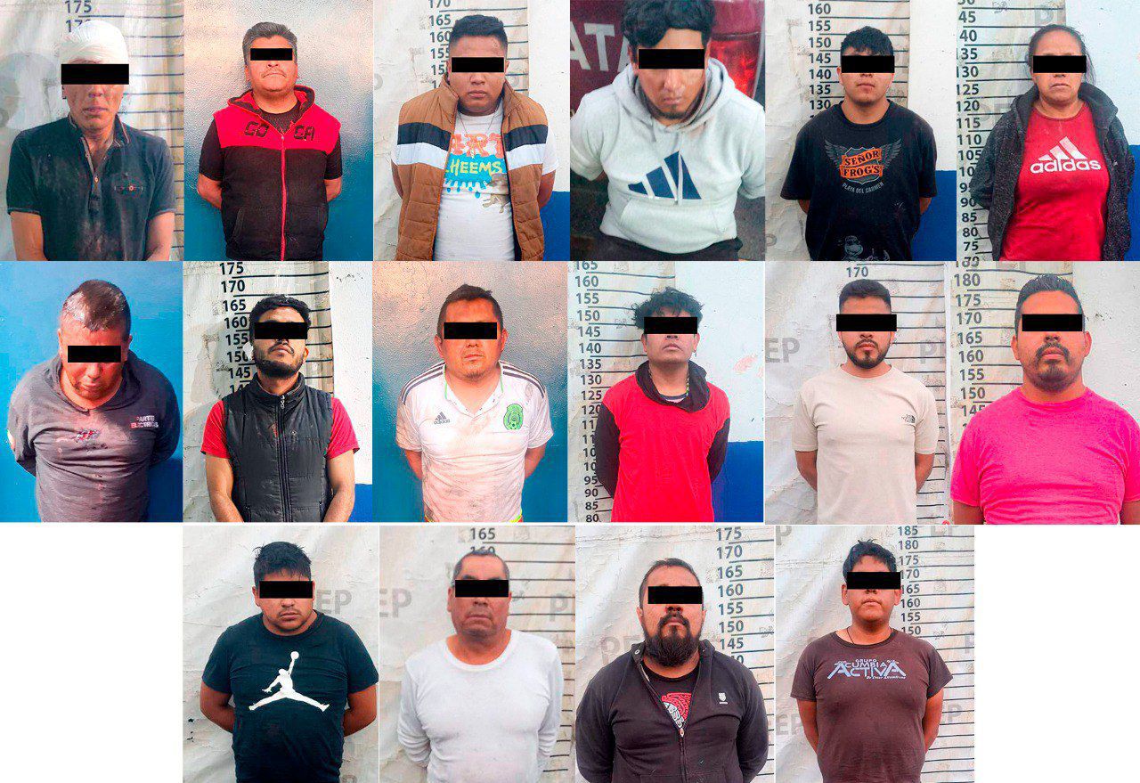 Fuerzas de seguridad detienen a 16 personas vinculadas con ilícitos en mercado Morelos