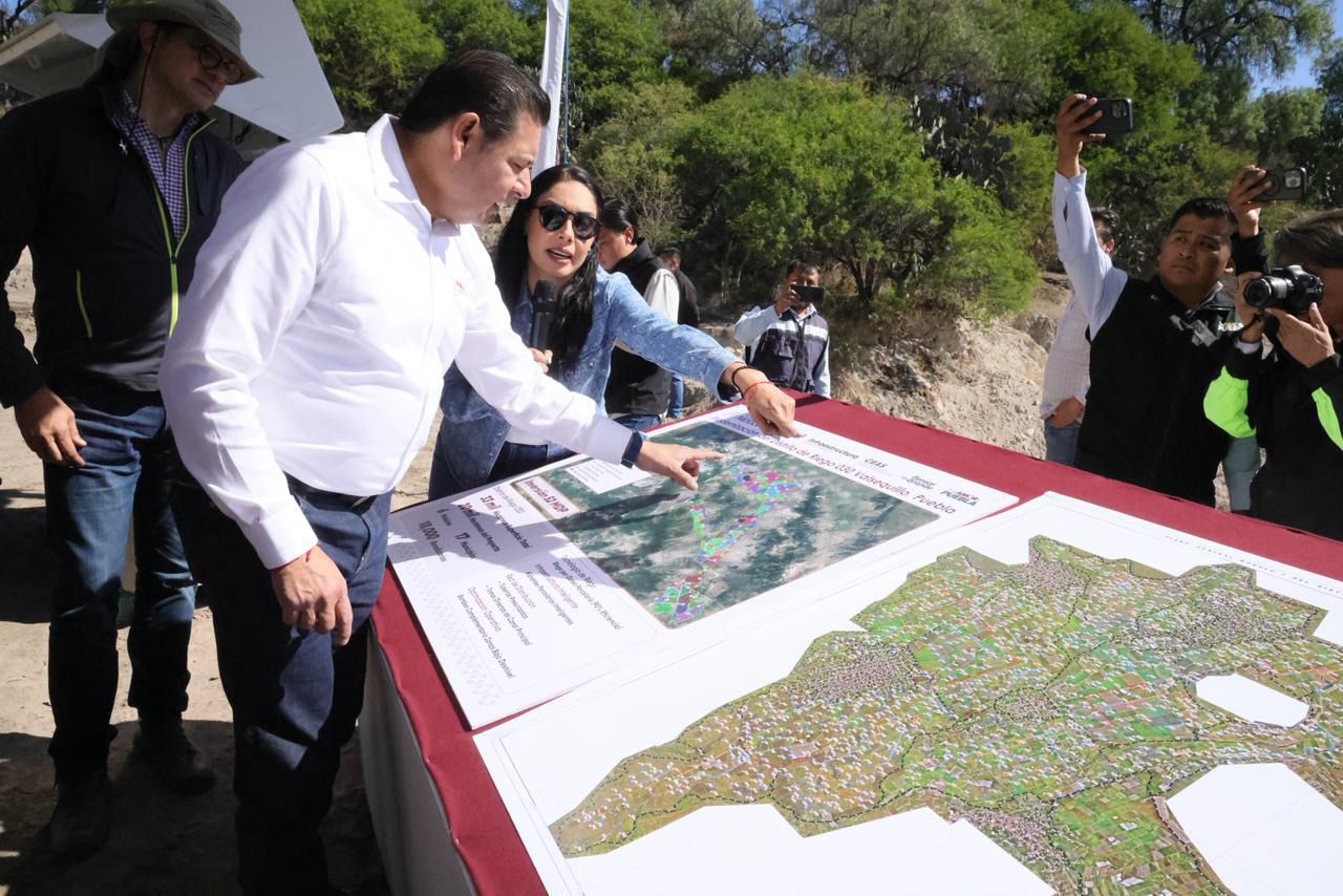 Con riego tecnificado Gobierno Estatal detona revolución del campo en Puebla