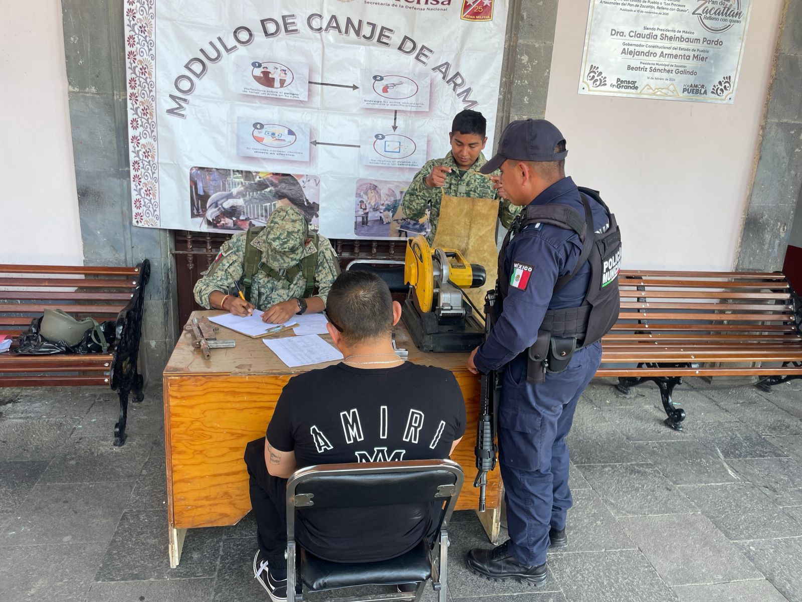 Participarán tres órdenes de Gobierno en «Sí al desarme, sí a la Paz» en Tehuacan