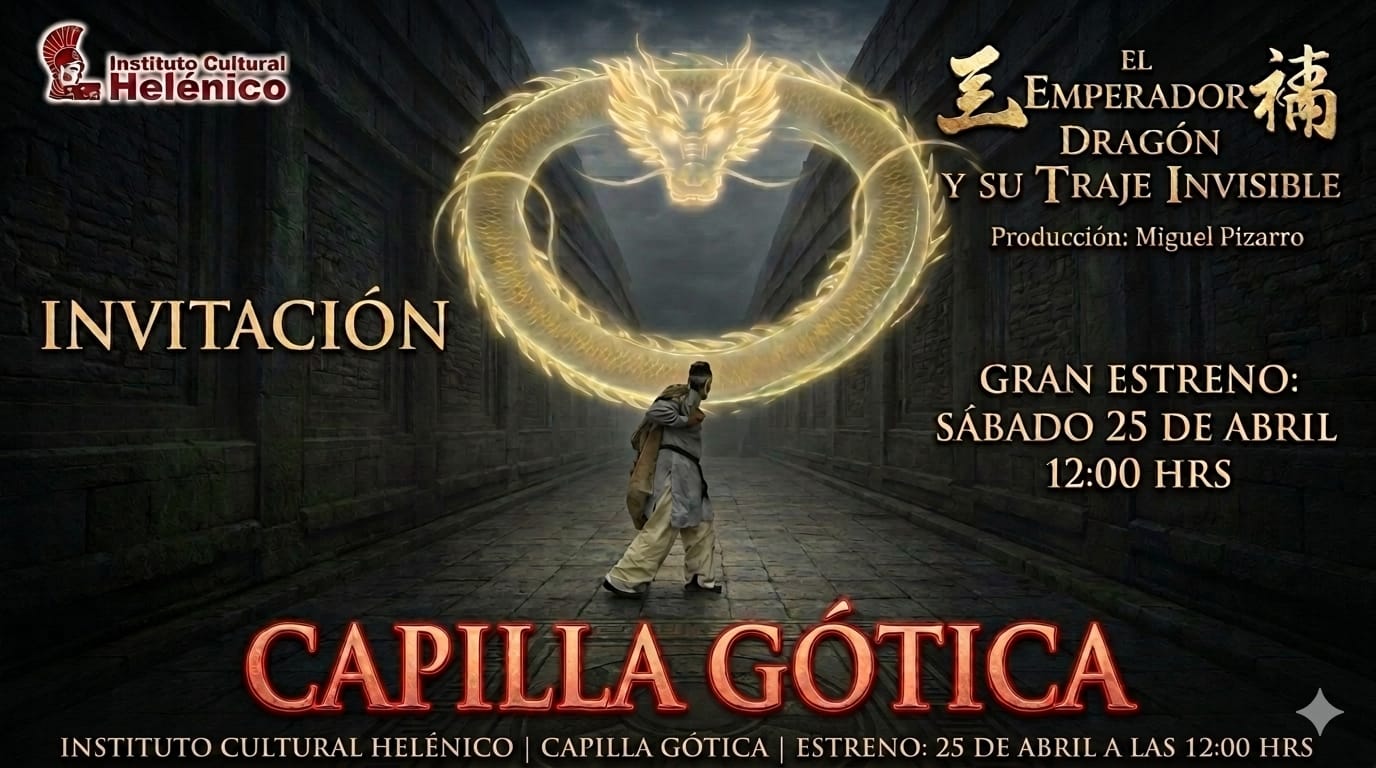 El primer actor Miguel Pizarro estrena a nivel mundial su obra “El Emperador Dragón y su Traje Invisible”
