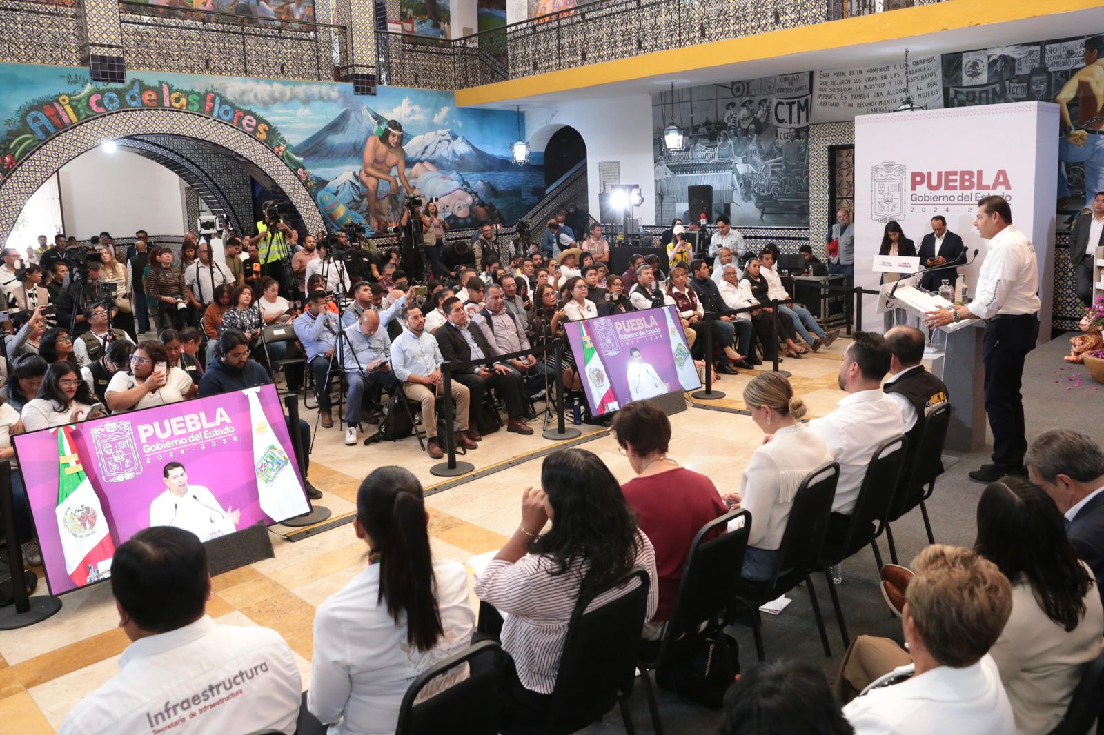 Gobierno Estatal atiende integralmente microrregión 21 de Atlixco con infraestructura para generar riqueza comunitaria
