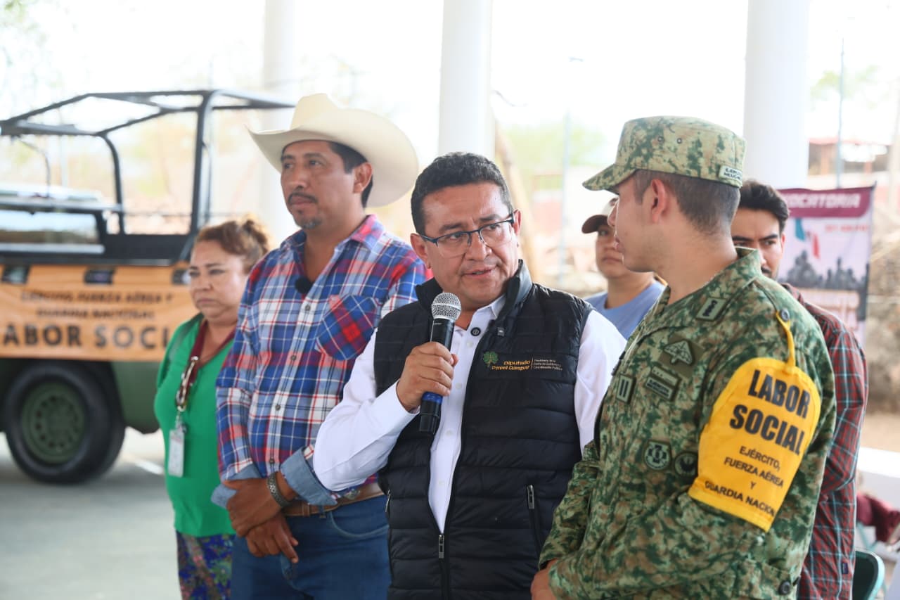 Participa Pável Gaspar en Jornada por la Paz de Chiautla de Tapia para promover coordinación institucional