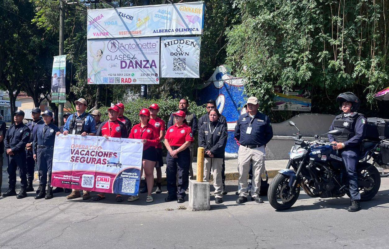 Puebla mantiene orden y tranquilidad durante periodo vacacional