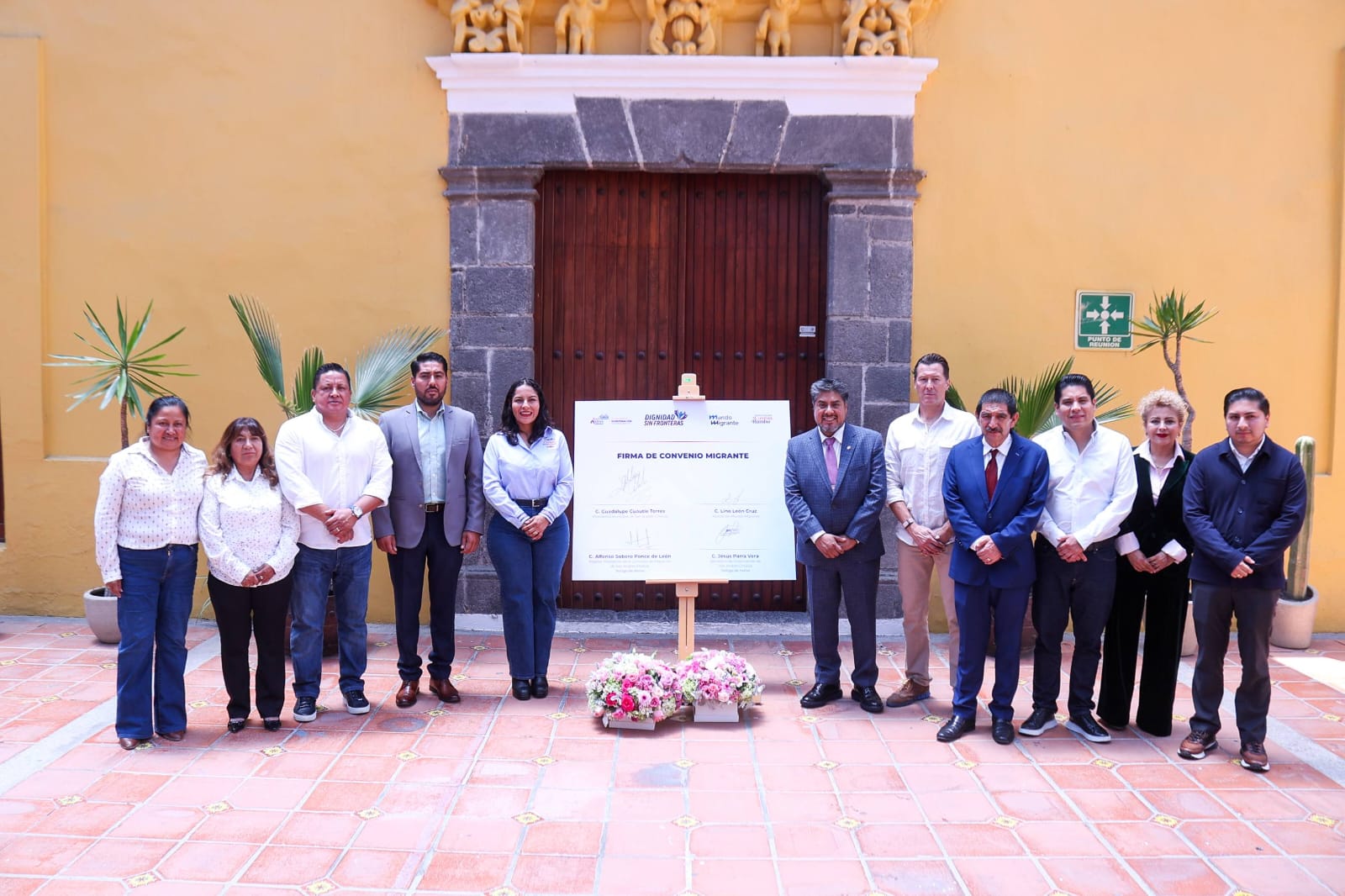 Respalda Lupita Cuautle a la comunidad migrante con convenio de colaboración
