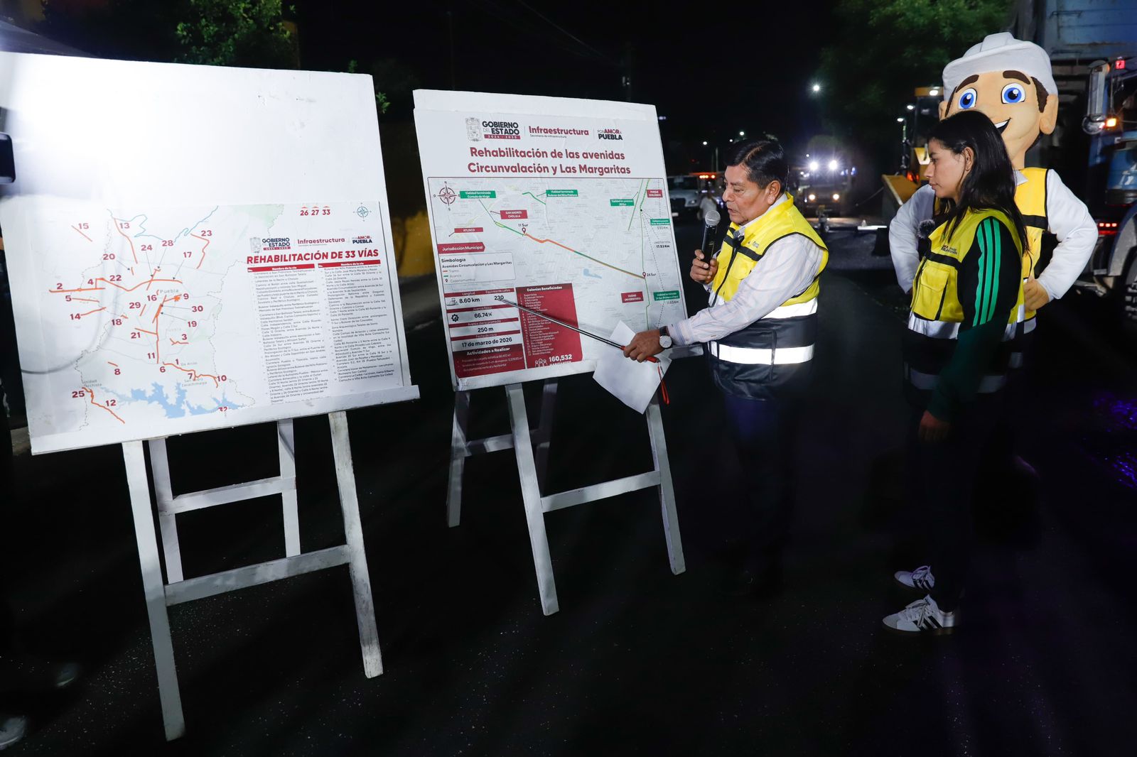 Rehabilitación de Avenida Margaritas avanza 67%; Gobierno Estatal mejora movilidad urbana
