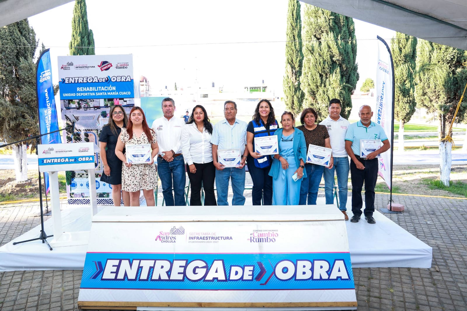 Más deporte y convivencia para las familias: Lupita Cuautle entrega rehabilitación de Unidad Deportiva
