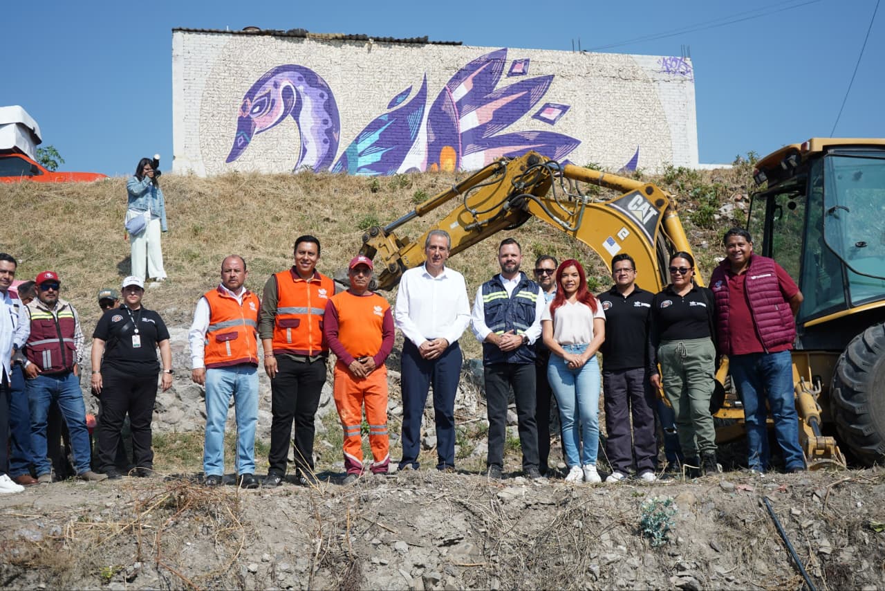 Encabeza Pepe Chedraui trabajos preventivos de desazolve en la capital poblana