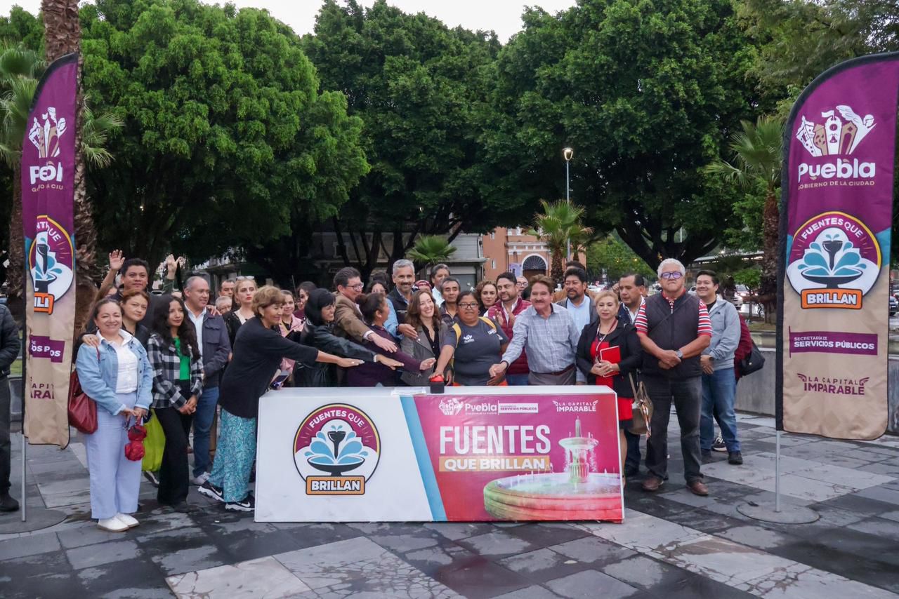 Gobierno de Pepe Chedraui suma cuatro rehabilitaciones más con “Fuentes que Brillan”