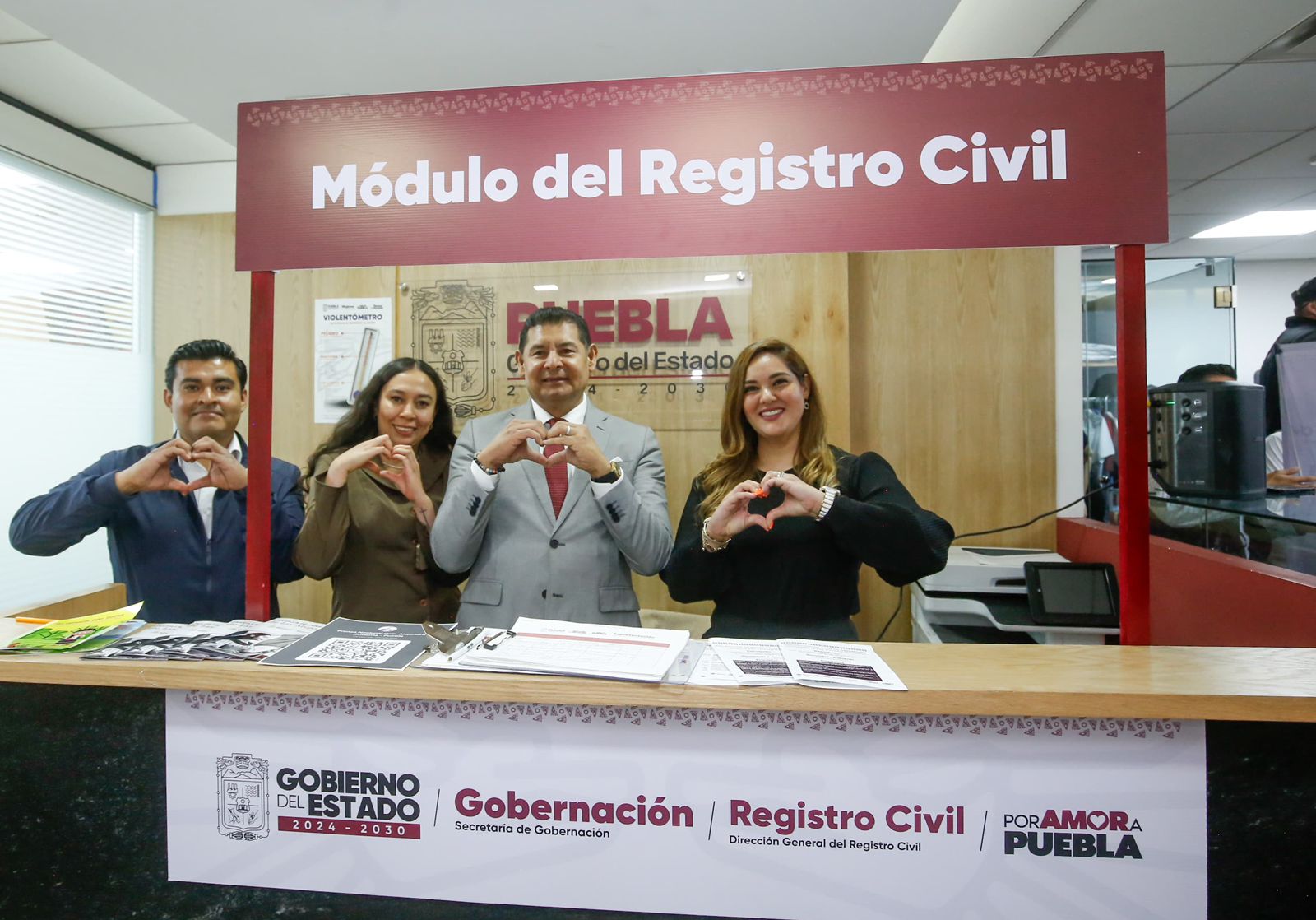 Nuevo módulo del registro civil en CDMX acerca servicios a poblanos