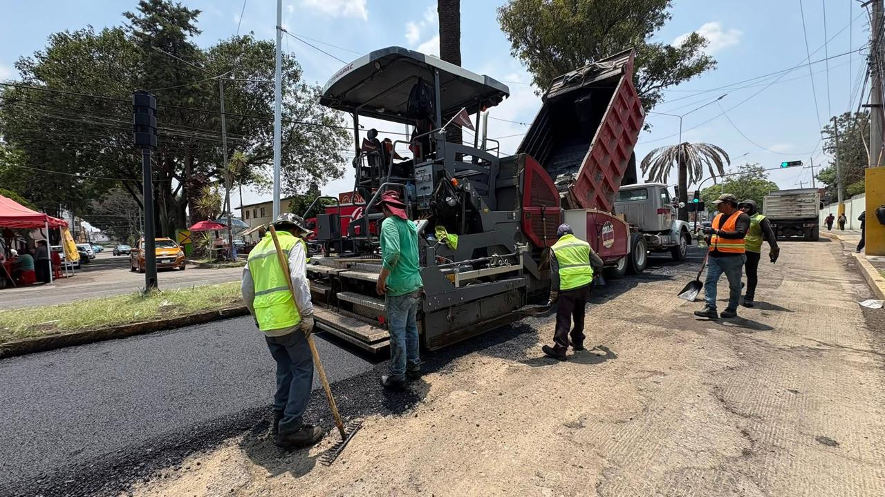 Fortalece Pepe Chedraui vialidades con el Tren Capitalino de Pavimentación