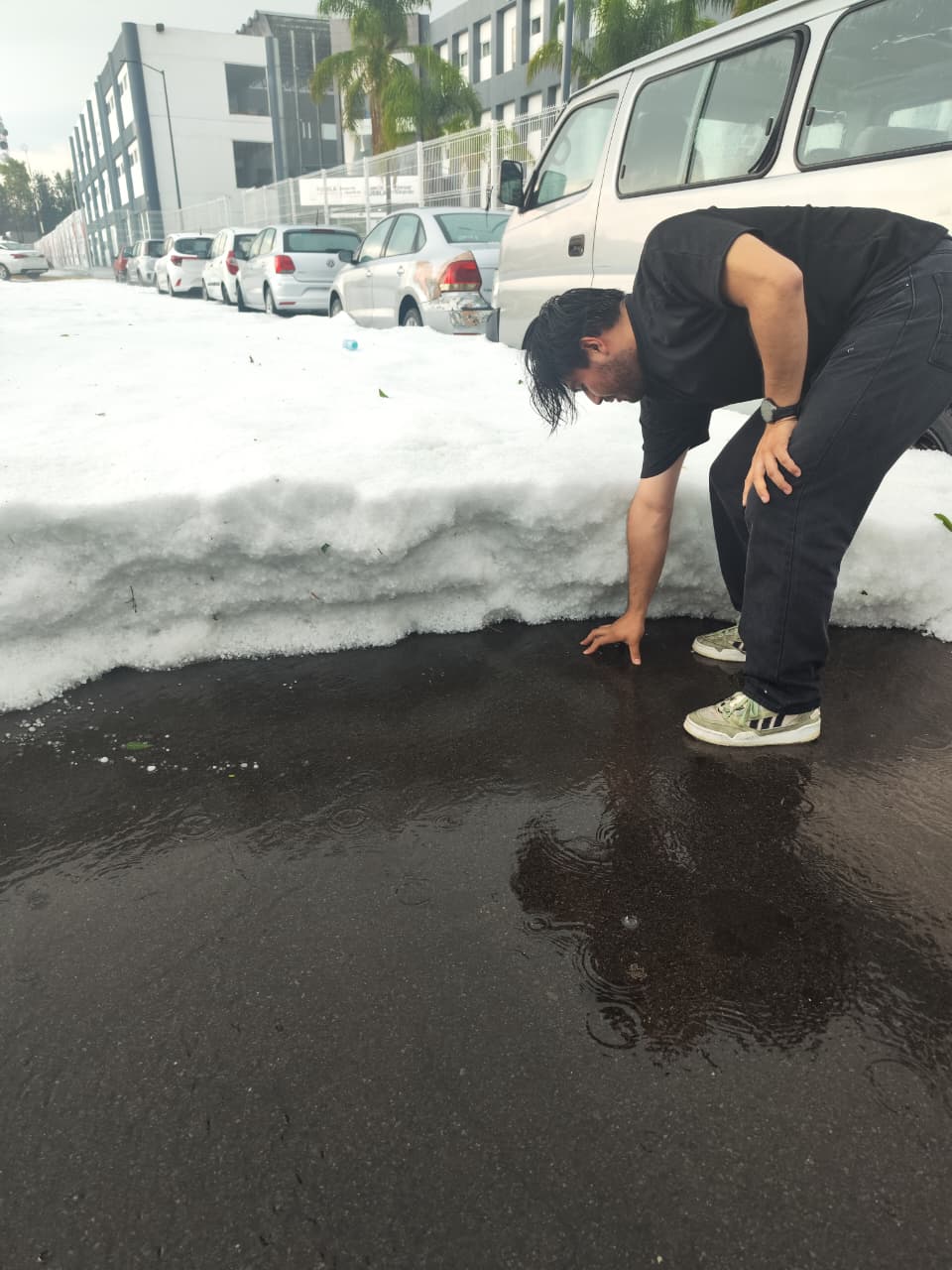 Granizada en Zona de los Estadios Activa Protocolos Preventivos en Espacios Deportivos