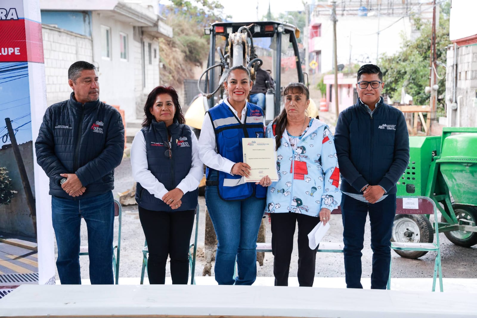 Más obras de calidad en San Andrés Cholula: Lupita Cuautle arranca obra de rehabilitación en Concepción Guadalupe