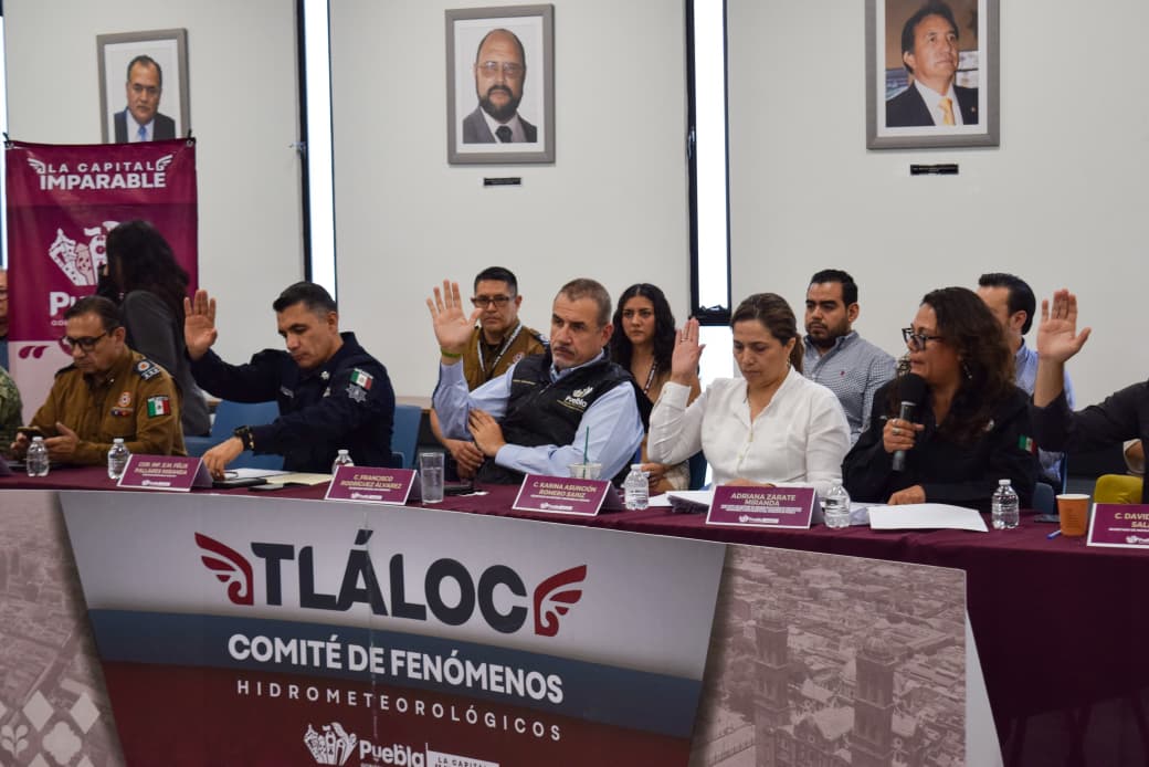 Gobierno de Pepe Chedraui intensifica estrategia preventiva en temporada de lluvias con el Comité “Tláloc”