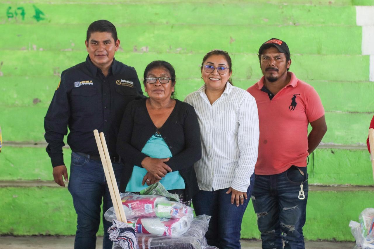 Respuesta inmediata, Gobierno Estatal respalda a familias afectadas por lluvias en Pantepec